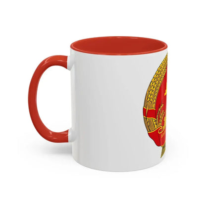 Emblem of the People's Republic of Kampuchea (1981-1989) - Accent Coffee Mug - Go Mug Yourself