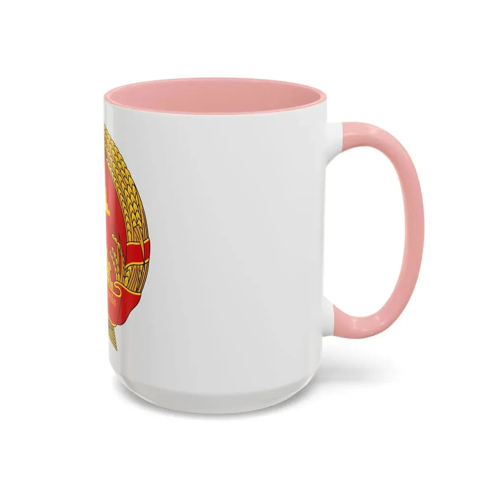Emblem of the People's Republic of Kampuchea (1981-1989) - Accent Coffee Mug - Go Mug Yourself