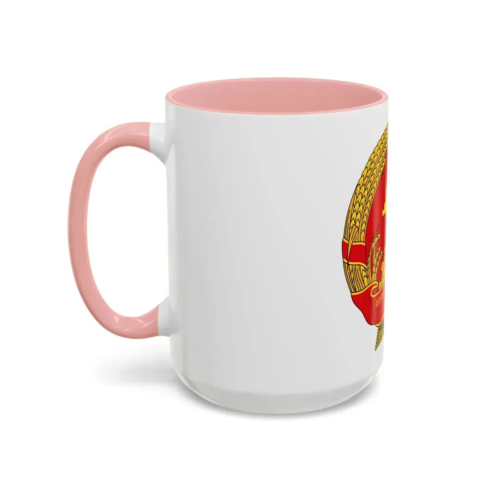 Emblem of the People's Republic of Kampuchea (1981-1989) - Accent Coffee Mug - Go Mug Yourself