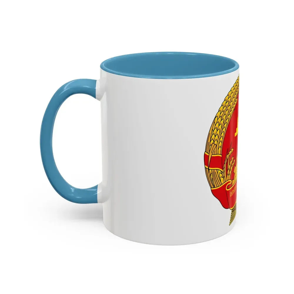 Emblem of the People's Republic of Kampuchea (1981-1989) - Accent Coffee Mug - Go Mug Yourself