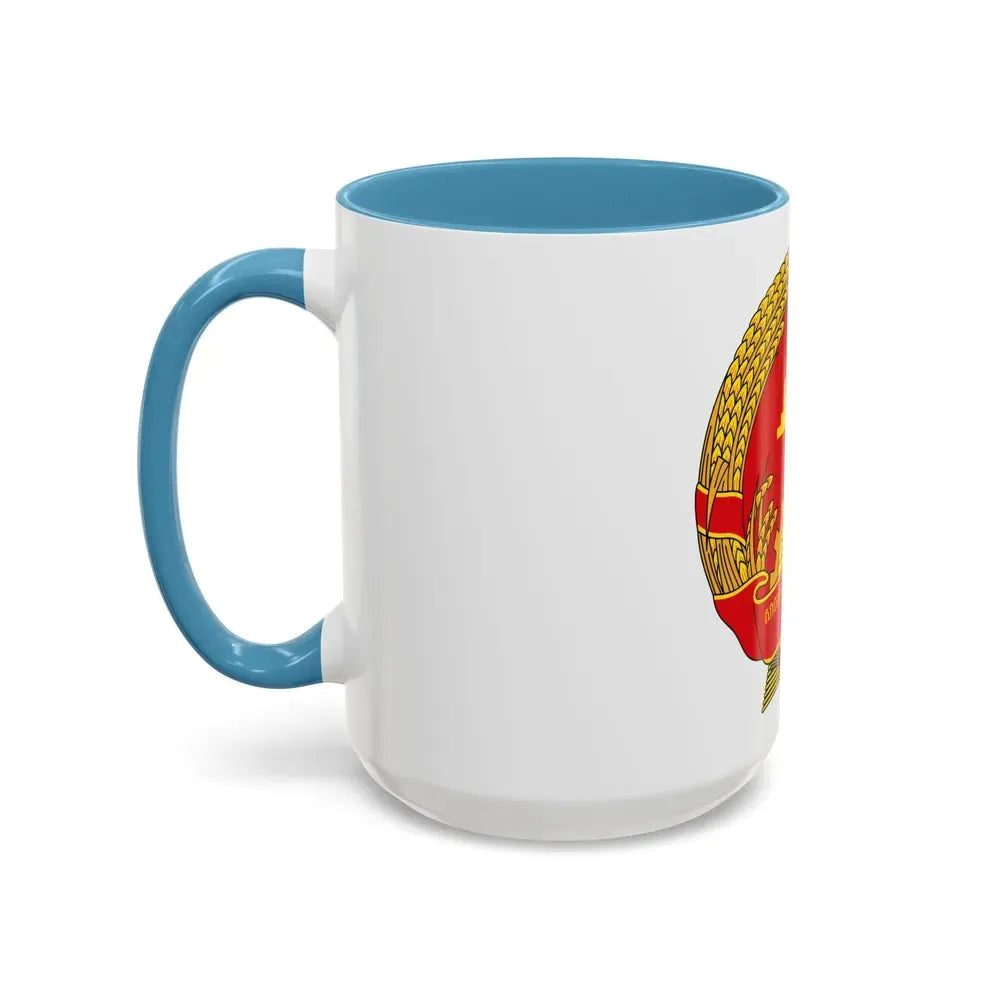 Emblem of the People's Republic of Kampuchea (1981-1989) - Accent Coffee Mug - Go Mug Yourself