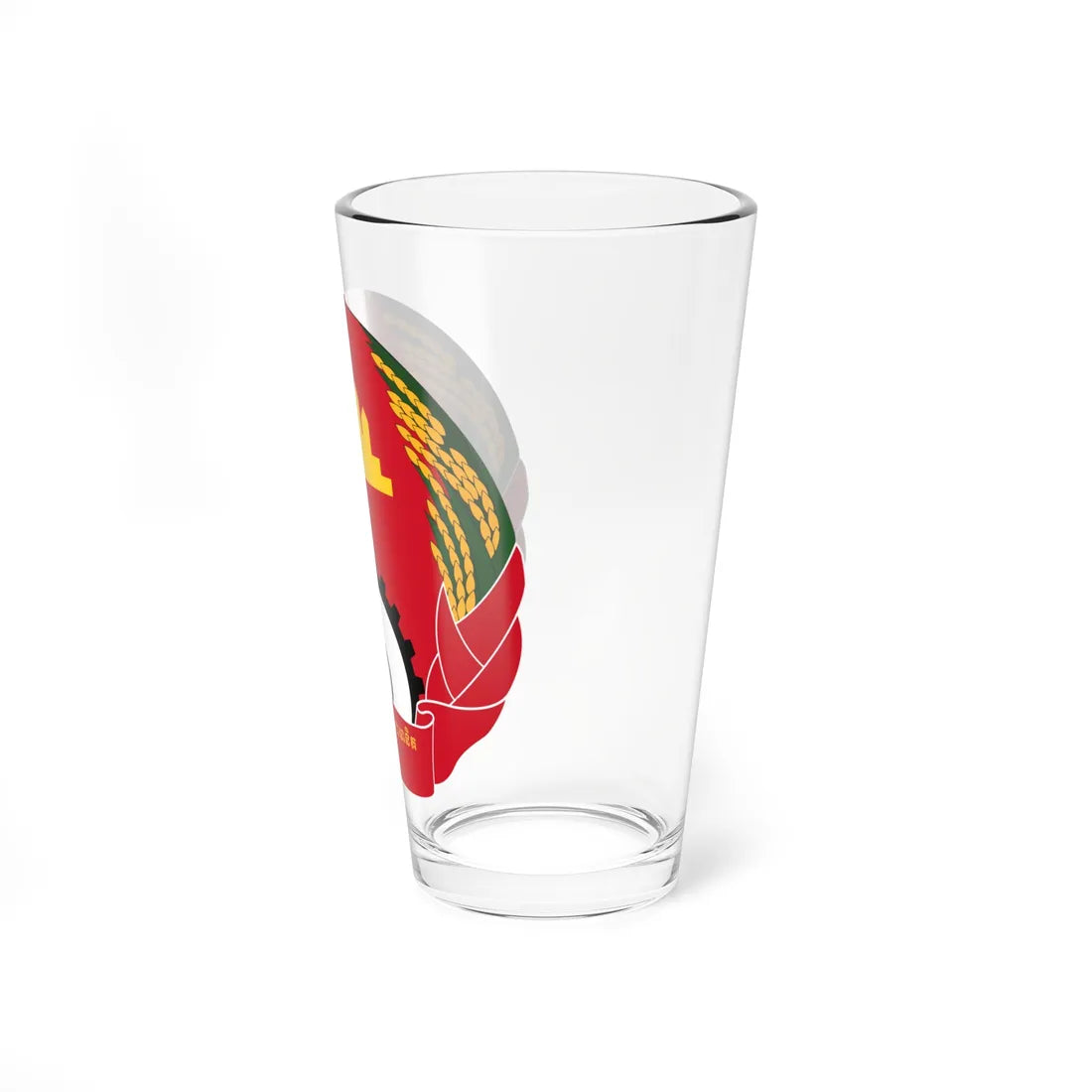 Emblem of the Peoples Republic of Kampuchea 1979-1981 (Cambodia) (Coat of Arms) Pint Glass 16oz - Go Mug Yourself