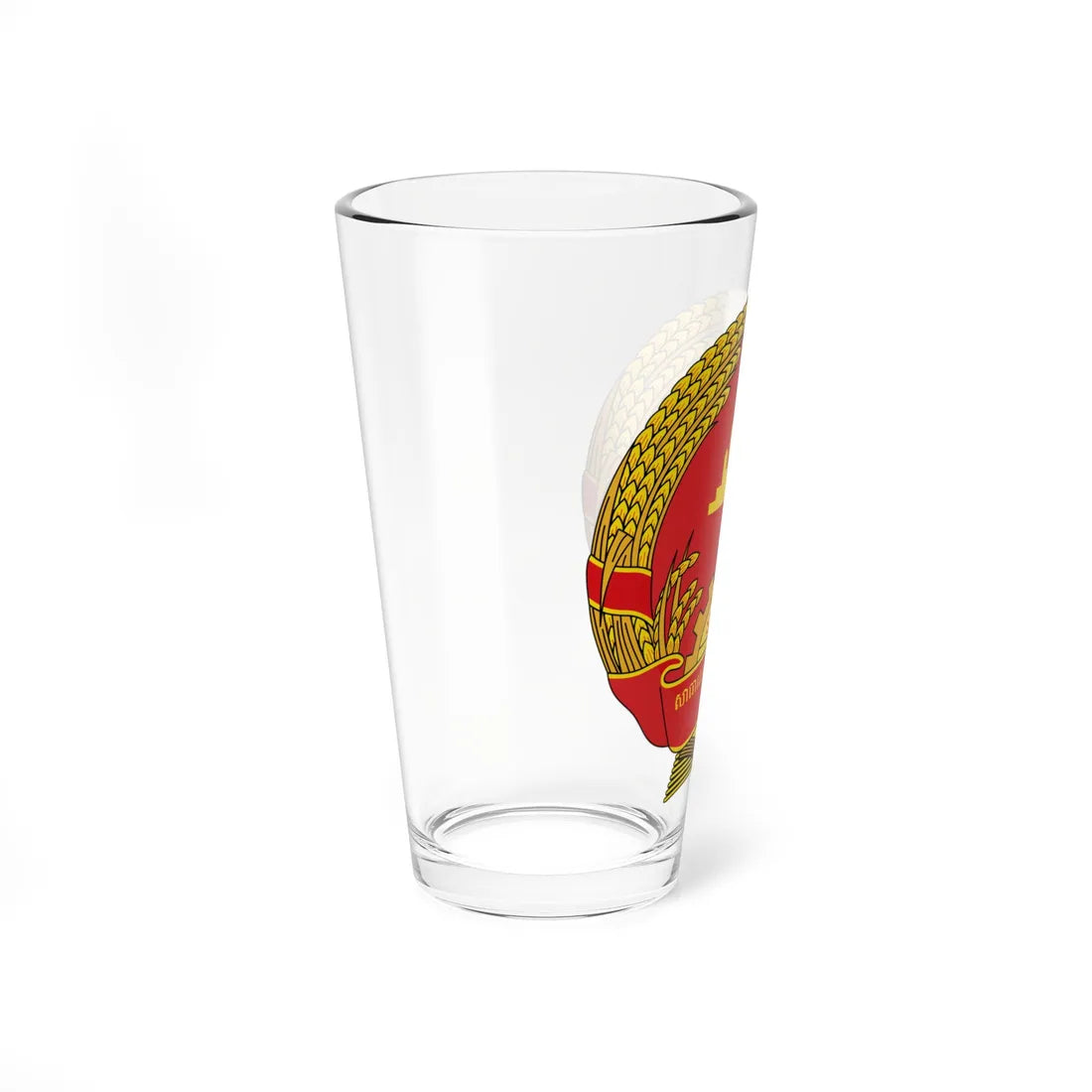 Emblem of the Peoples Republic of Kampuchea 1981-1989 (Cambodia) (Coat of Arms) Pint Glass 16oz - Go Mug Yourself