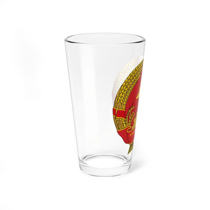 Emblem of the Peoples Republic of Kampuchea 1981-1989 (Cambodia) (Coat of Arms) Pint Glass 16oz - Go Mug Yourself