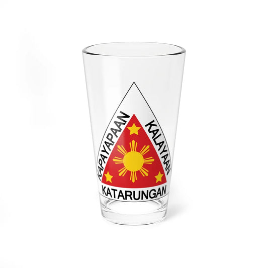 Emblem of the Philippines 1943-1945 (Philippines) (Coat of Arms) Pint Glass 16oz 16oz - Go Mug Yourself