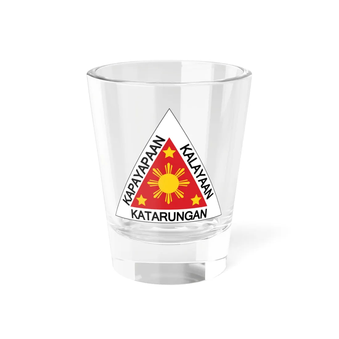 Emblem of the Philippines 1943-1945 (Philippines) (Coat of Arms) Shot Glass 1.5oz 1.5oz - Go Mug Yourself