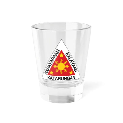 Emblem of the Philippines 1943-1945 (Philippines) (Coat of Arms) Shot Glass 1.5oz 1.5oz - Go Mug Yourself