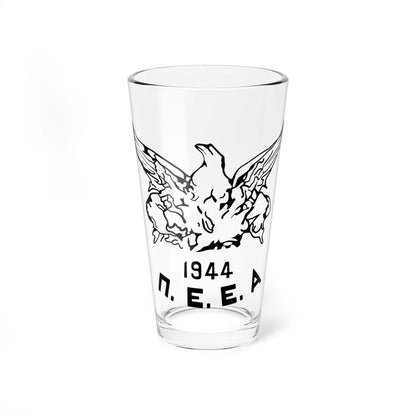 Emblem of the Political Committee of National Liberation (Greece) (Coat of Arms) Pint Glass 16oz 16oz - Go Mug Yourself