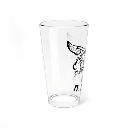 Emblem of the Political Committee of National Liberation (Greece) (Coat of Arms) Pint Glass 16oz - Go Mug Yourself
