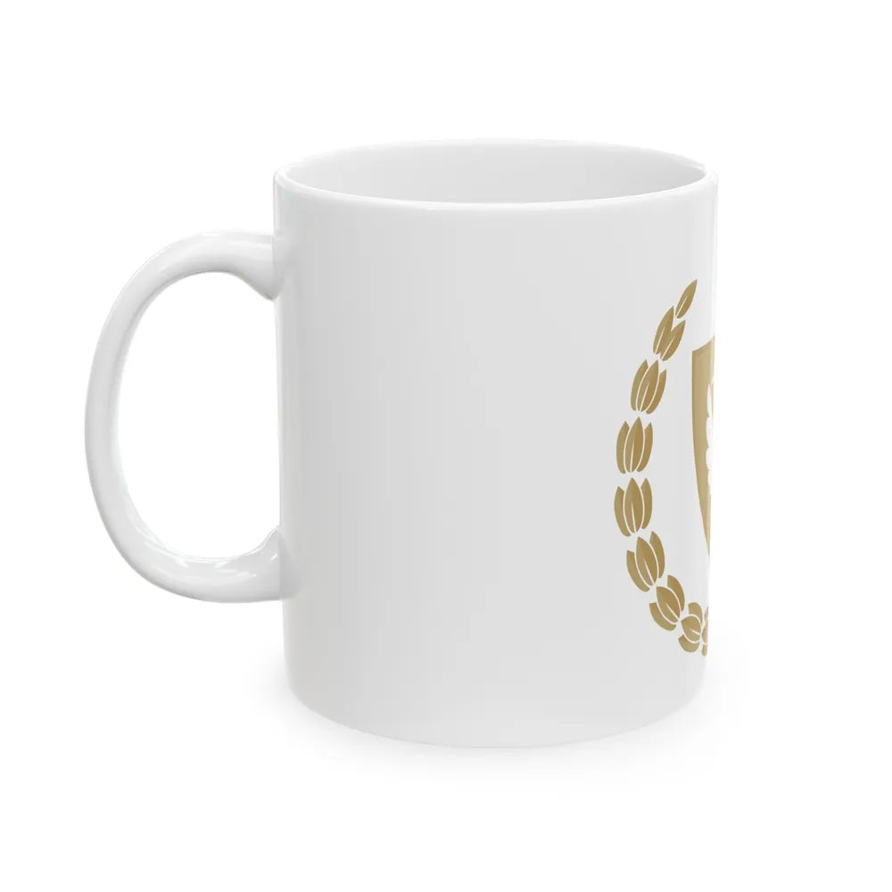 Emblem of the Presidency of the Turkish Republic of Northern Cyprus - White Coffee Mug-Go Mug Yourself