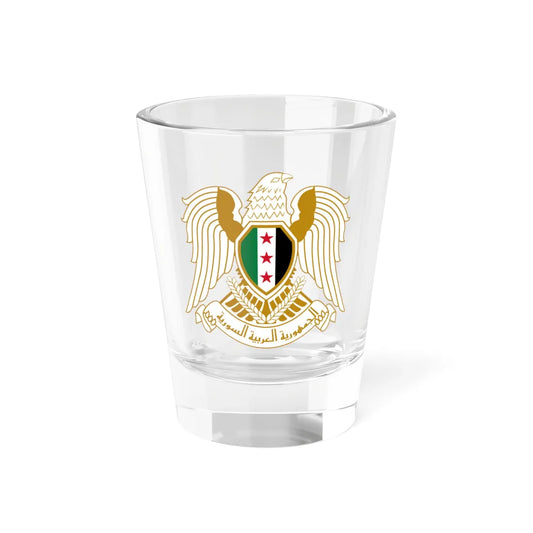 Emblem of the Prime Minister of Syria 2024-2025 (Syria) (Coat of Arms) Shot Glass 1.5oz 1.5oz - Go Mug Yourself