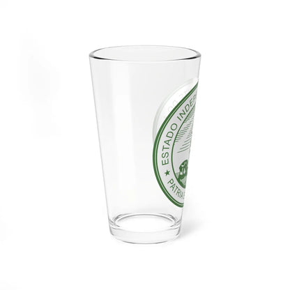 Emblem of the Republic of Acre (Bolivia) (Coat of Arms) Pint Glass 16oz - Go Mug Yourself