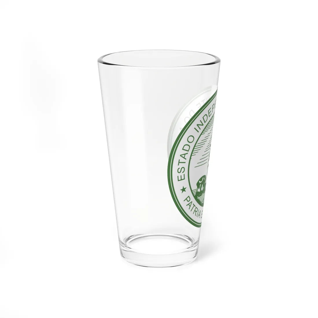 Emblem of the Republic of Acre (Brazil) (Coat of Arms) Pint Glass 16oz - Go Mug Yourself