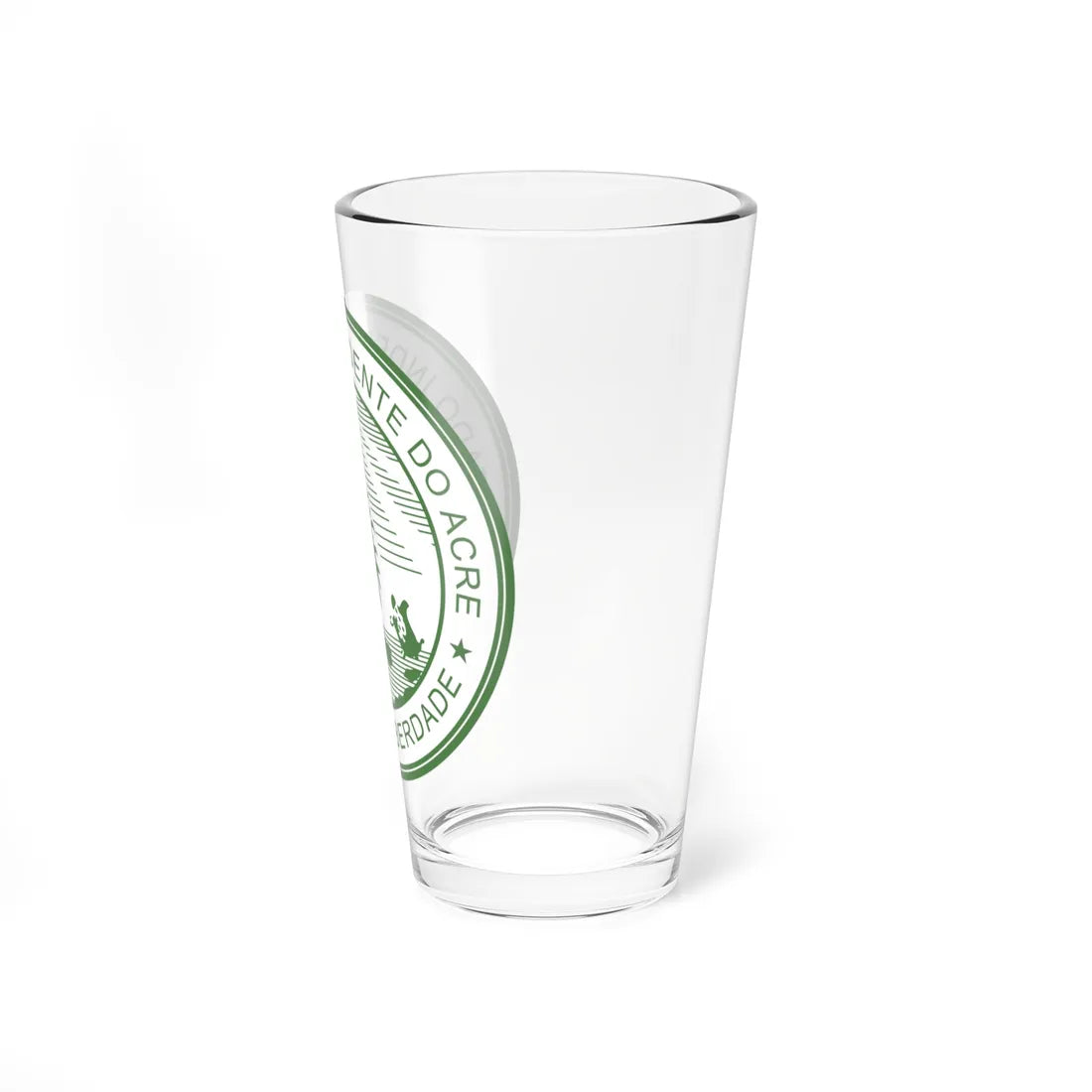Emblem of the Republic of Acre (Brazil) (Coat of Arms) Pint Glass 16oz - Go Mug Yourself