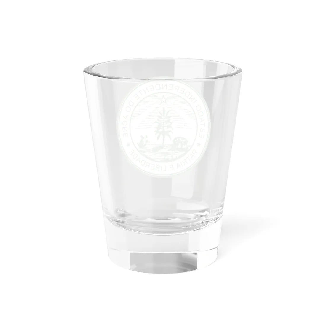 Emblem of the Republic of Acre (Brazil) (Coat of Arms) Shot Glass 1.5oz - Go Mug Yourself