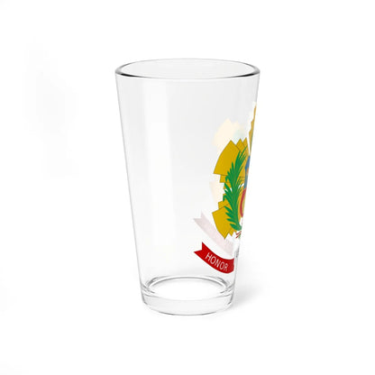Emblem of the Republican Guard of Peru (Peru) (Coat of Arms) Pint Glass 16oz - Go Mug Yourself