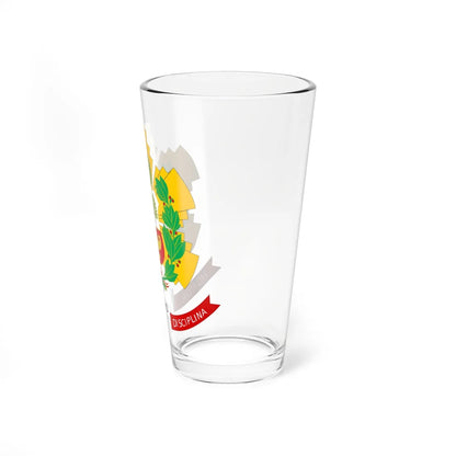 Emblem of the Republican Guard of Peru (Peru) (Coat of Arms) Pint Glass 16oz - Go Mug Yourself