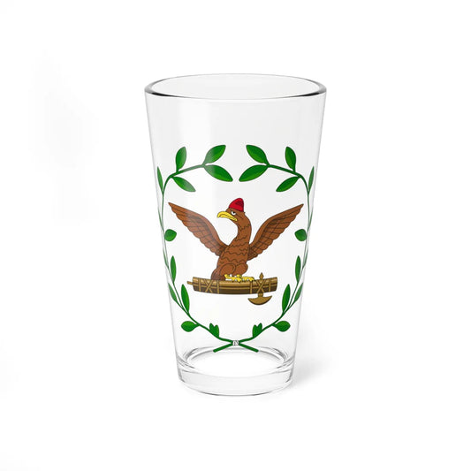Emblem of the Revolutionary Roman Republic (Italy) (Coat of Arms) Pint Glass 16oz 16oz - Go Mug Yourself