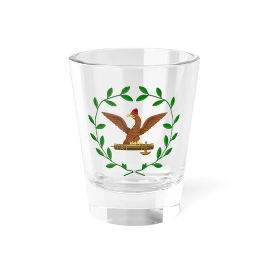 Emblem of the Revolutionary Roman Republic (Italy) (Coat of Arms) Shot Glass 1.5oz 1.5oz - Go Mug Yourself