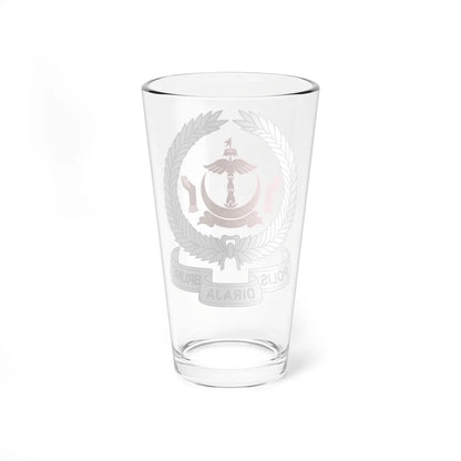 Emblem of the Royal Brunei Police Force (Brunei) (Coat of Arms) Pint Glass 16oz - Go Mug Yourself