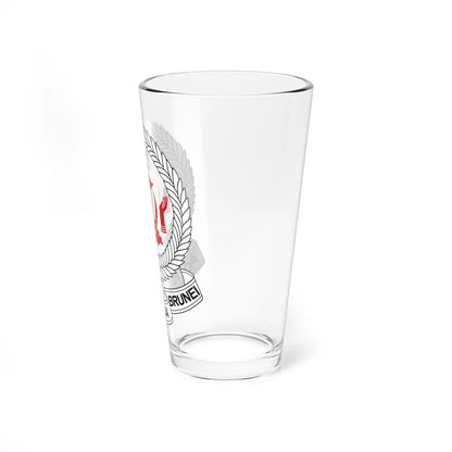Emblem of the Royal Brunei Police Force (Brunei) (Coat of Arms) Pint Glass 16oz - Go Mug Yourself