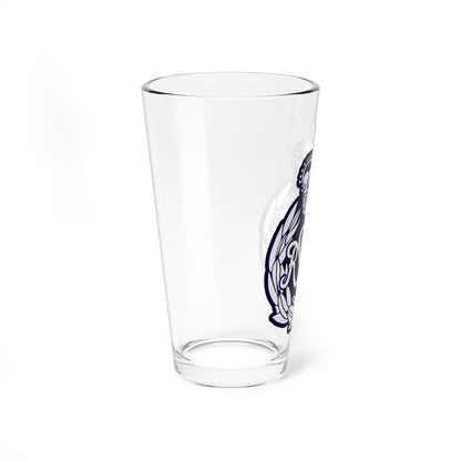 Emblem of the Royal Solomon Islands Police Force (Solomon Islands) (Coat of Arms) Pint Glass 16oz - Go Mug Yourself