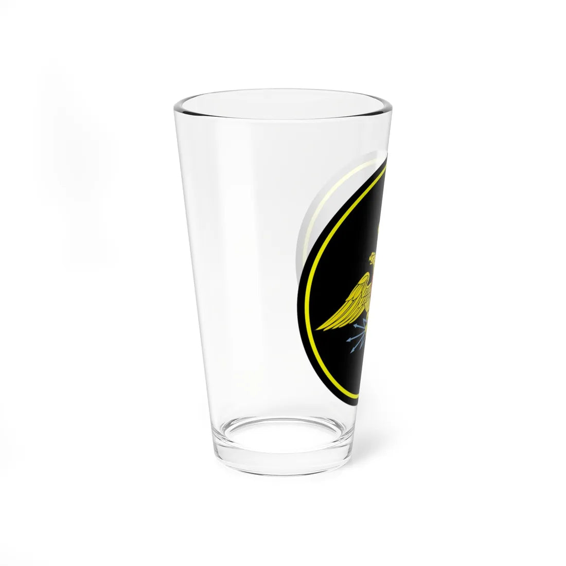 Emblem of the Russian military communications troop 1 (Russia) (Coat of Arms) Pint Glass 16oz - Go Mug Yourself