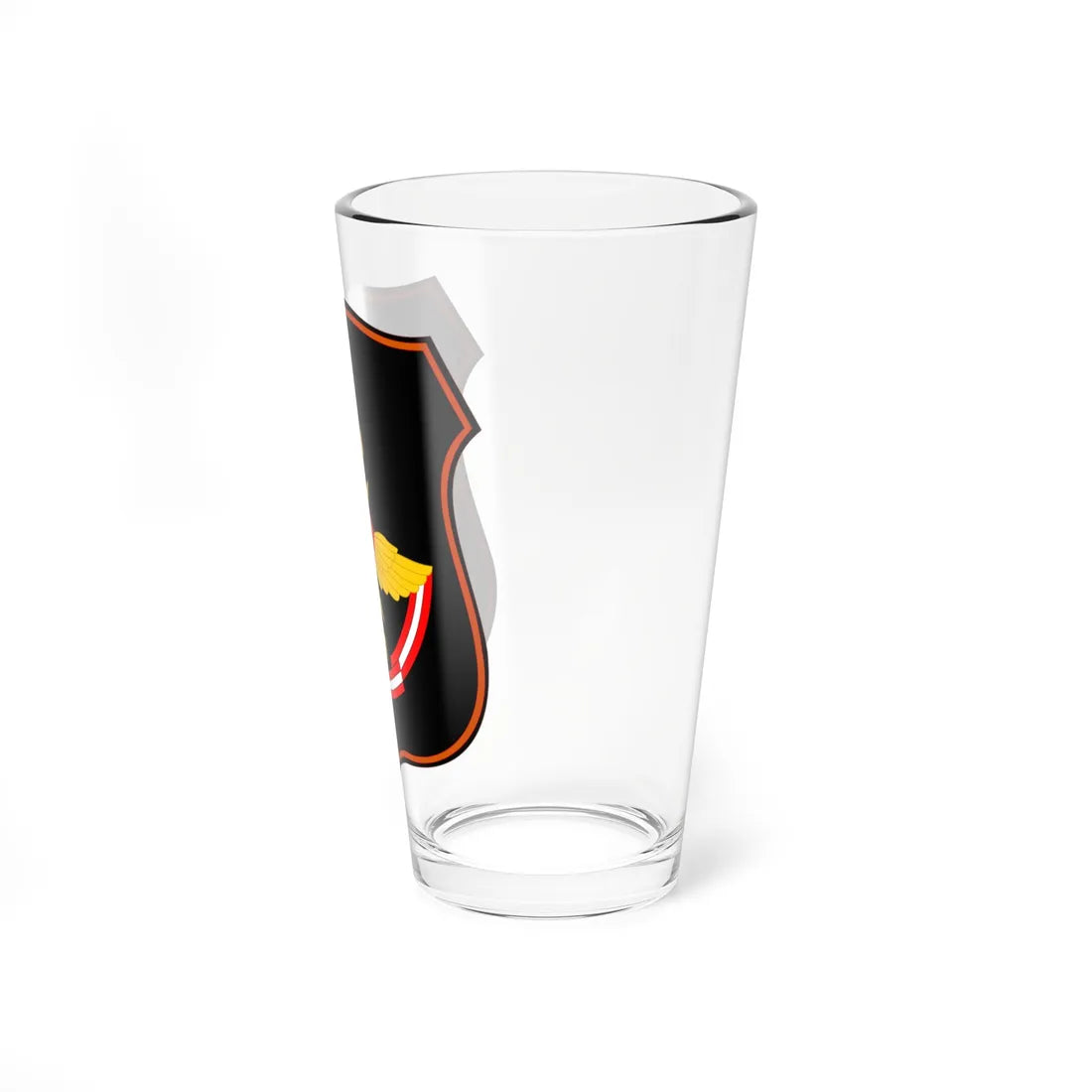 Emblem of the Russian military communications troop (Russia) (Coat of Arms) Pint Glass 16oz - Go Mug Yourself