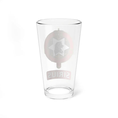 Emblem of the Sirius Dog Sled Patrol (Denmark) (Coat of Arms) Pint Glass 16oz - Go Mug Yourself
