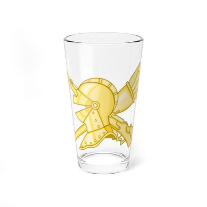 Emblem of the Spanish Army Logistics Units (Spain) (Coat of Arms) Pint Glass 16oz 16oz - Go Mug Yourself