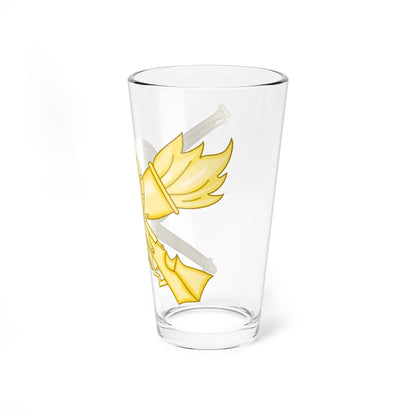 Emblem of the Spanish Army Logistics Units (Spain) (Coat of Arms) Pint Glass 16oz - Go Mug Yourself