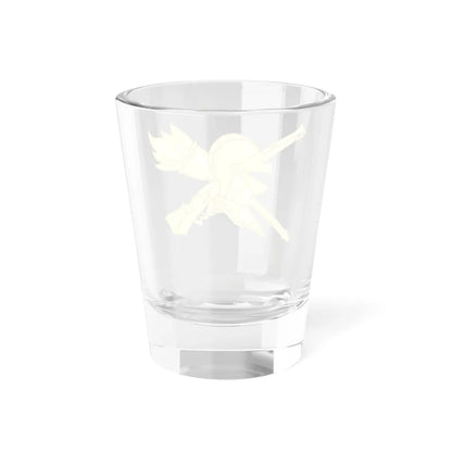 Emblem of the Spanish Army Logistics Units (Spain) (Coat of Arms) Shot Glass 1.5oz - Go Mug Yourself