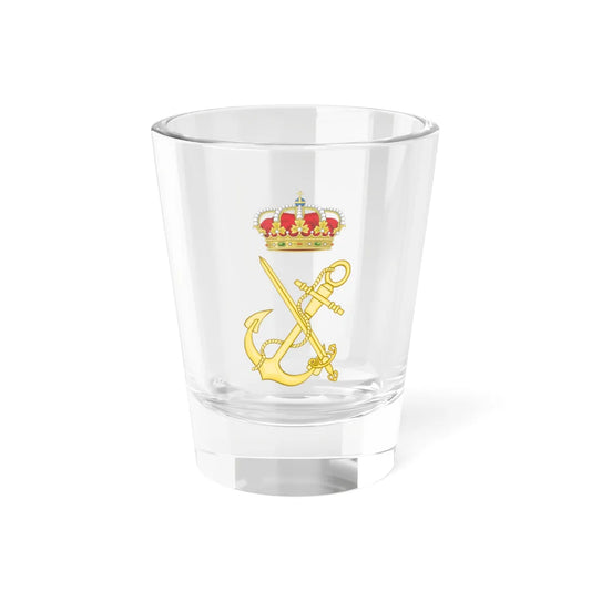 Emblem of the Spanish Army Sea Companies (Spain) (Coat of Arms) Shot Glass 1.5oz 1.5oz - Go Mug Yourself