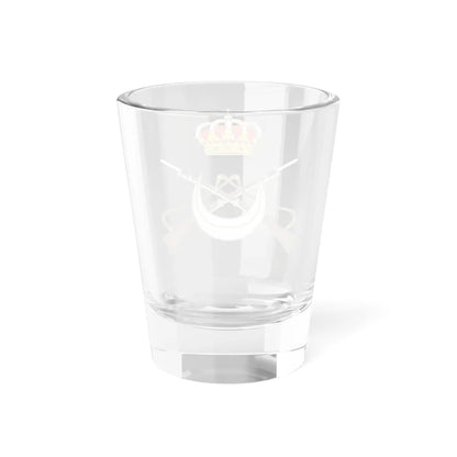 Emblem of the Spanish Indigenous Regular Forces (Spain) (Coat of Arms) Shot Glass 1.5oz - Go Mug Yourself