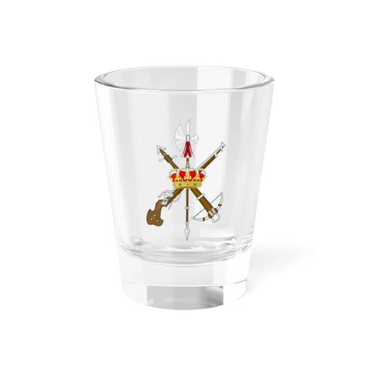 Emblem of the Spanish Legion (Spain) (Coat of Arms) Shot Glass 1.5oz 1.5oz - Go Mug Yourself