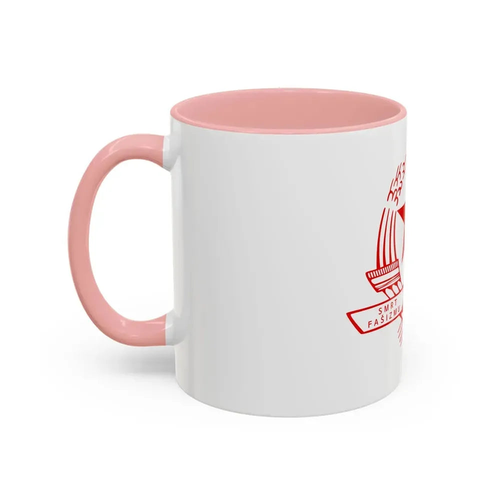 Emblem of the State Anti-fascist Council for the National Liberation of Croatia - Accent Coffee Mug - Go Mug Yourself