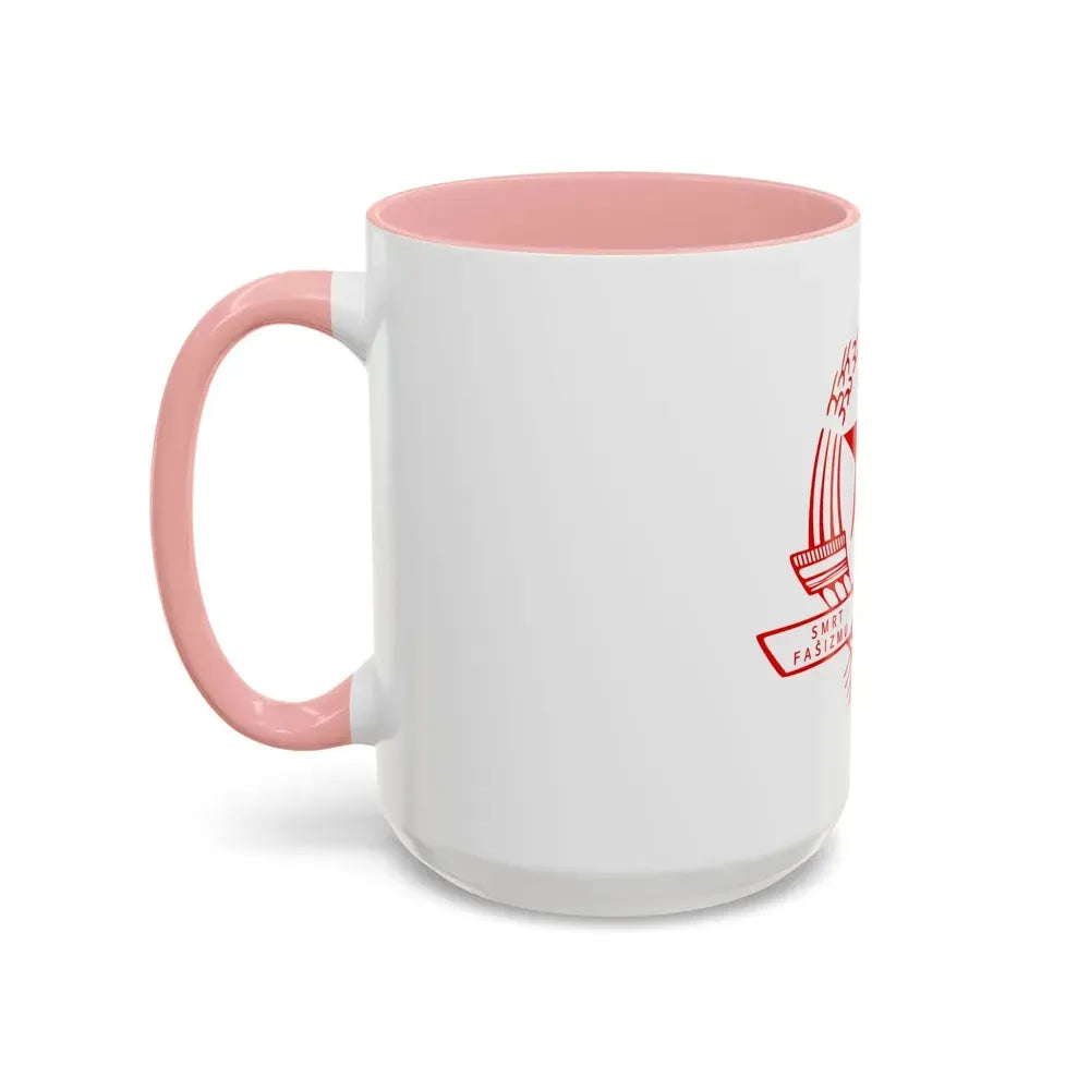 Emblem of the State Anti-fascist Council for the National Liberation of Croatia - Accent Coffee Mug - Go Mug Yourself