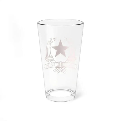 Emblem of the State Anti-fascist Council for the National Liberation of Croatia - Pint Glass 16oz - Go Mug Yourself