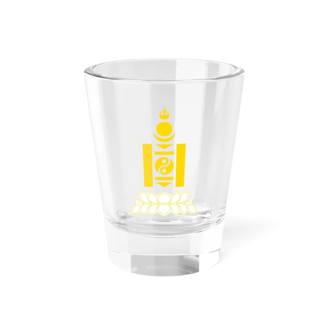 Emblem of the State Great Khural of Mongolia (Mongolia) (Coat of Arms) Shot Glass 1.5oz 1.5oz - Go Mug Yourself