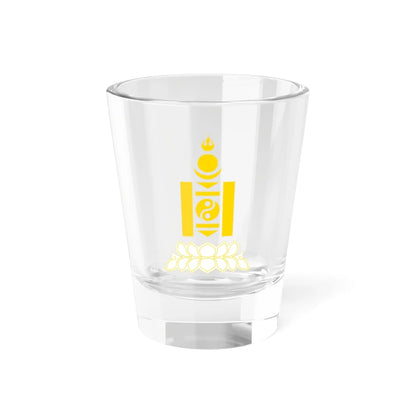 Emblem of the State Great Khural of Mongolia (Mongolia) (Coat of Arms) Shot Glass 1.5oz 1.5oz - Go Mug Yourself