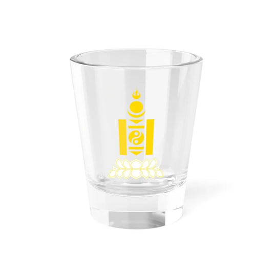Emblem of the State Great Khural of Mongolia (Mongolia) (Coat of Arms) Shot Glass 1.5oz 1.5oz - Go Mug Yourself