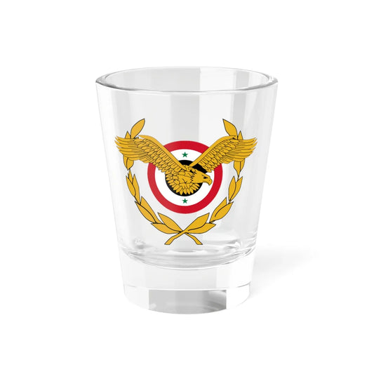 Emblem of the Syrian Arab Air Force (Syria) (Coat of Arms) Shot Glass 1.5oz 1.5oz - Go Mug Yourself