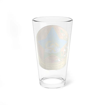 Emblem of the Tajik SSR December 1929 to February 1931 (Tajikistan) (Coat of Arms) Pint Glass 16oz - Go Mug Yourself