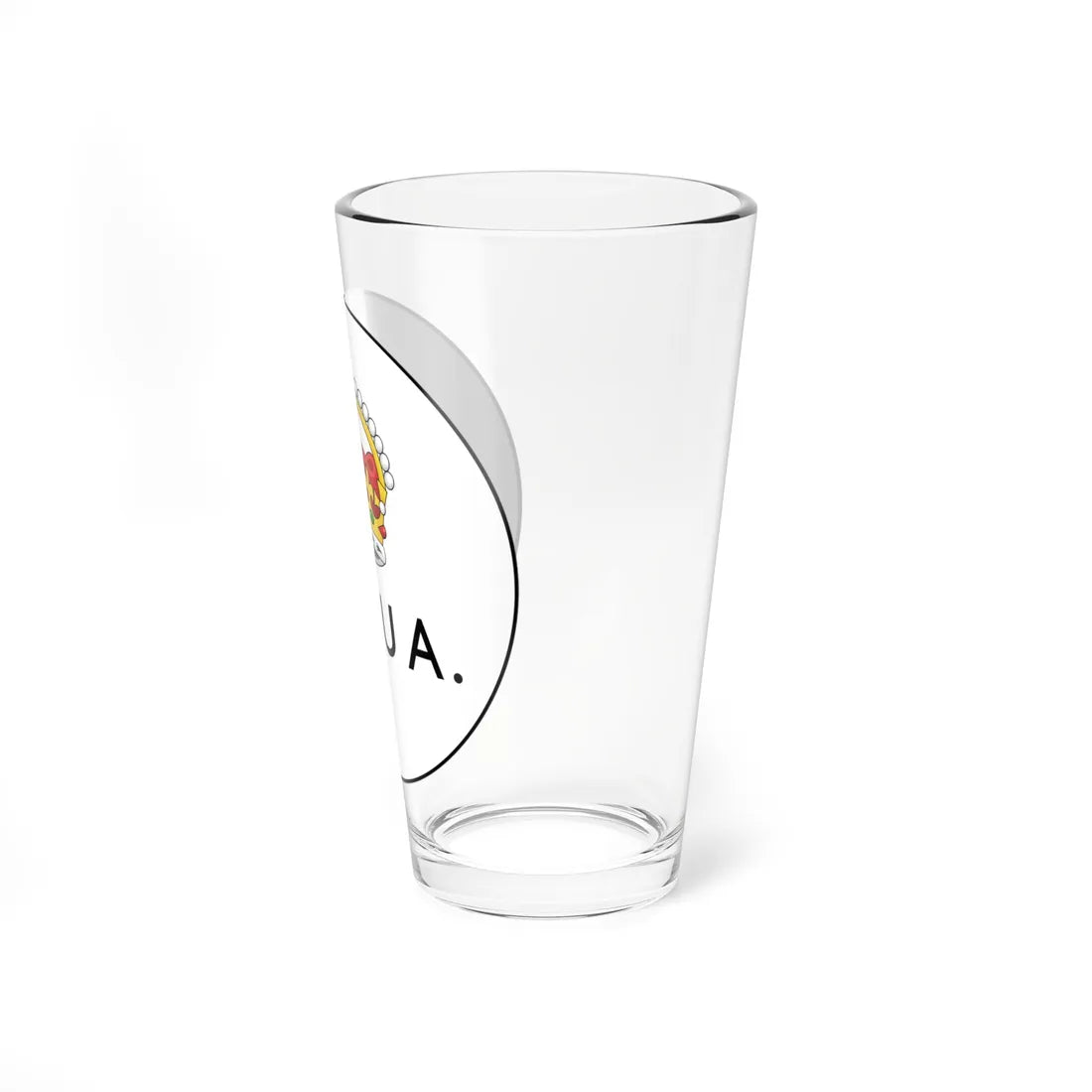 Emblem of the Territory of Papua (Guinea) (Coat of Arms) Pint Glass 16oz - Go Mug Yourself