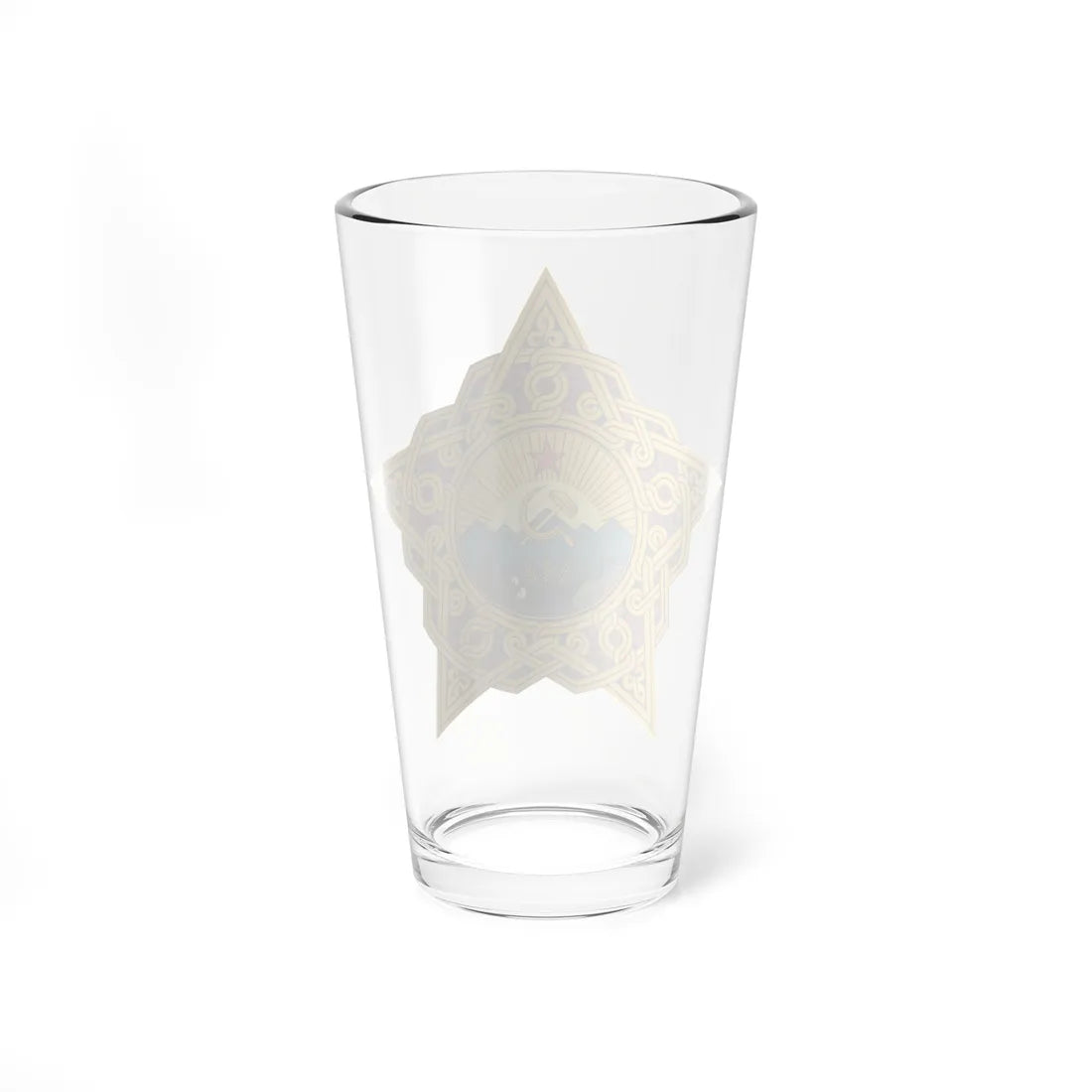 Emblem of the Transcaucasian SFSR 1923-1924 (Soviet Union) (Coat of Arms) Pint Glass 16oz - Go Mug Yourself