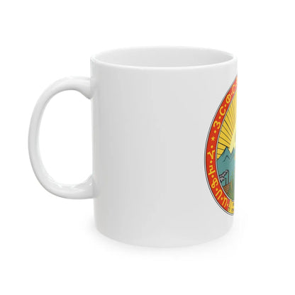 Emblem of the Transcaucasian SFSR (1930-1936) - White Coffee Mug-Go Mug Yourself