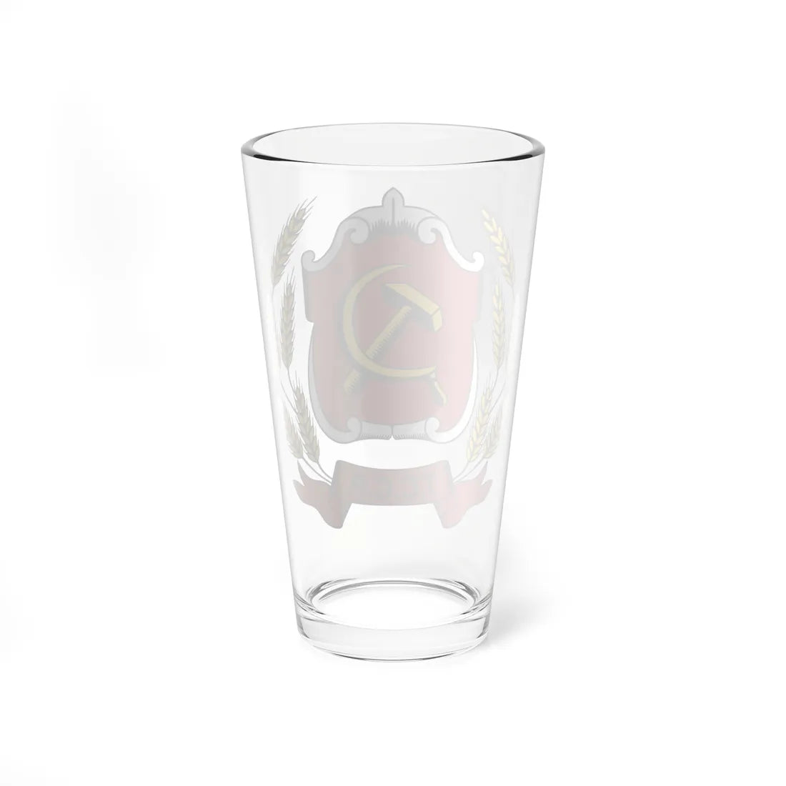 Emblem of the Turkestan ASSR (Russia) (Coat of Arms) Pint Glass 16oz - Go Mug Yourself