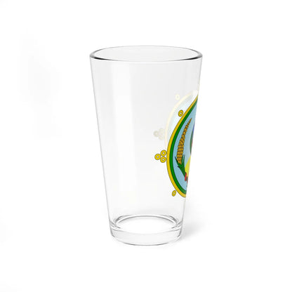 Emblem of the Tuvan Peoples Republic 1926-1930 (Soviet Union) (Coat of Arms) Pint Glass 16oz - Go Mug Yourself