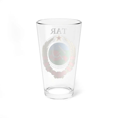 Emblem of the Tuvan Peoples Republic 1930-1933 (Soviet Union) (Coat of Arms) Pint Glass 16oz - Go Mug Yourself