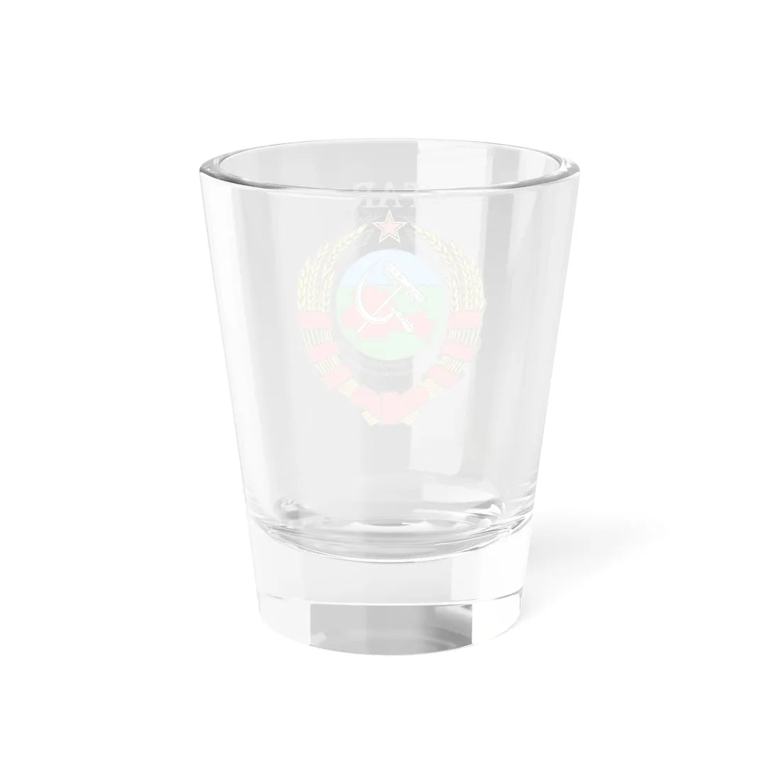 Emblem of the Tuvan Peoples Republic 1930-1933 (Soviet Union) (Coat of Arms) Shot Glass 1.5oz - Go Mug Yourself